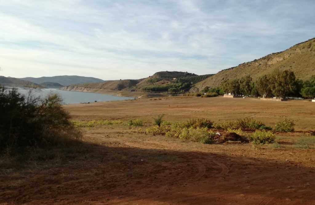 Le lac d'Iznajar en Andalousie