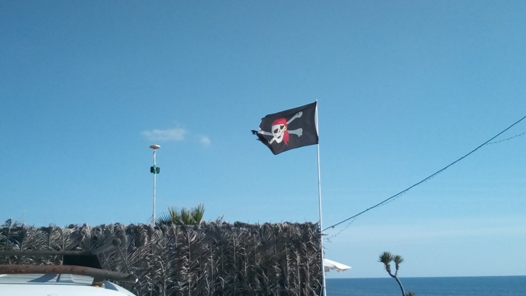 La plage des pirates